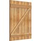 Ekena Millwork Joined Board-n-Batten Shutters w/Z-Bar, Rough Sawn Western Red Cedar, 32 1/4W x 40H, PR RBJ06Z32X040RWR - alternate 2